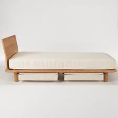 ふさふさ様専用  10月末発送予定 無印良品 ダブルベッド オークのサムネイル