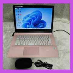 S214 SonyVaioノートパソコンかわいい高速コンパクトWindows11 - メルカリ