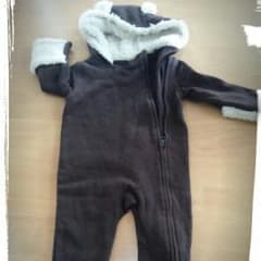 babyGap　ふわふわ　くまちゃんロンパース　70㎝のサムネイル