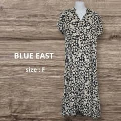 BLUE EAST ブルーイースト 花柄ワンピース フリーサイズ ロングのサムネイル