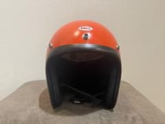 ベル　500TX BELL オレンジ ジェットヘルメット 1968年製のサムネイル