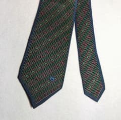 ミラショーン ネクタイ グリーン 緑 大剣幅8cm ビジネス 中古 249のサムネイル
