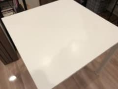 ダイニングテーブル　メルトルプテーブル　IKEA イケア　高め　ホワイト　モダンのサムネイル