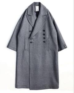 SHAREEF W-FACE LONG COAT グレー 1 - メルカリ