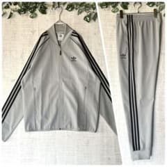 adidas アディダス ジャージ セットアップ上下 グレー ボンディング XL