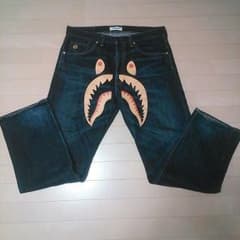 感謝セール　bape シャーク　デニムのサムネイル