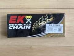 最高級／バイク用シールチェーン／EK 415RRX 130Lゴールド◎送料込み 