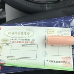 鉄道株主優待券のサムネイル