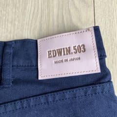 EDWIN 503 E50313 ブラック デニムパンツ 40インチのサムネイル