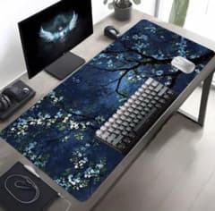 夜桜柄 大型マウスパッド デスクマット 90×40サイズのサムネイル