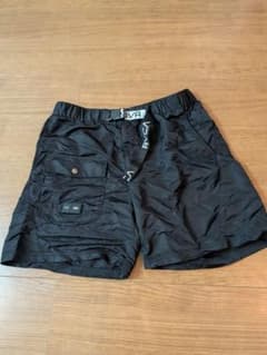 RVCA ショートパンツ ブラック ロゴベルトのサムネイル