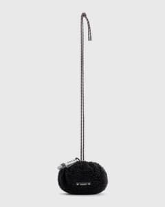 sacai サカイ ダンピングバッグ リバーシブル 黒 ウール ナイロン 