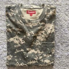 新品Supreme Pocket Tee 迷彩柄 ポケT DIGI CAMO L - メルカリ
