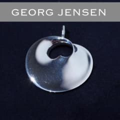 GEORG JENSEN ハートコレクション ペンダント1997年 Torun - メルカリ