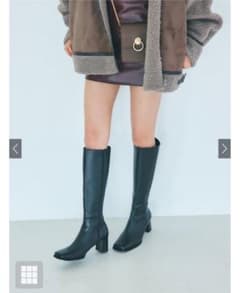スクエアトゥロングブーツのサムネイル