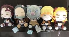 【専用】鬼滅の刃　ぽふっと　ぬいぐるみ　５点セットのサムネイル