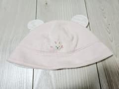 ミキハウス ベビー帽子 SS 40-44cm ピンクのサムネイル