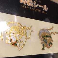 風神雷神 蒔絵シール おまけ付きのサムネイル