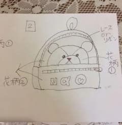 ゆまの様専用 名入れくまさんリュックのサムネイル