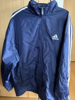 adidas ナイロンジャケット ネイビーのサムネイル