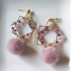 レジンピアス。ハンドメイド。のサムネイル