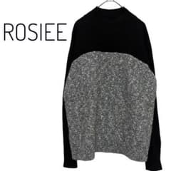Rosie Bicolor Lamé Knit Sweater Women's Black Gray Lamé