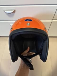 Guardy HELMET ジェットヘルメット オレンジ Guardy ヘルメット オレンジ ジェットヘルメット - メルカリ