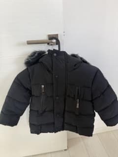 キッズ ダウンジャケット ブラックのサムネイル