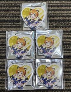 μ's ラブライブ　GiGOコラボカフェ　星空凛 缶バッジのサムネイル
