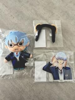 ときメモGS4 氷室一紀 ぬいぐるみ・どくろカチューシャ・アクリルスタンドセットのサムネイル