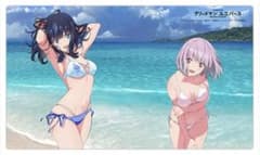 グリットマンユニバース 六花&アカネ 水着 ラバーマット グリッドマン ユニバース 宝多六花 新条アカネ 南夢芽 水着