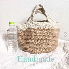 New＊麻紐バッグ＊ハンドメイドのサムネイル