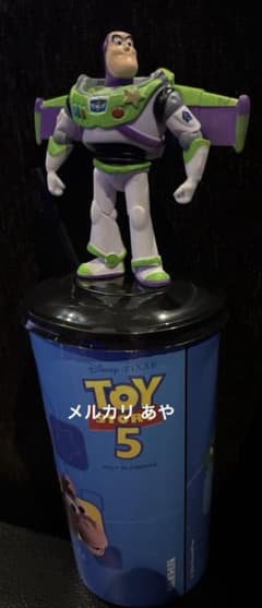 TOHOシネマズ ドリンクカップ バズライトイヤー トッパー ストロー付き 