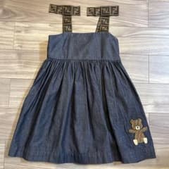 FENDI Kids FFモチーフ キャミワンピース ジャンパースカート - メルカリ