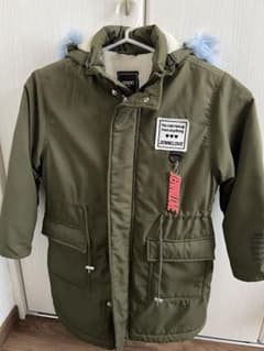 JENNI LOVE 中綿コート カーキ 130cmのサムネイル