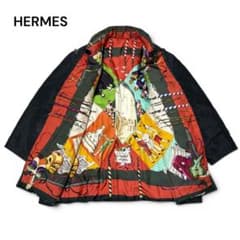 HERMES エルメス ヴェニスの謝肉祭 リバーシブル コート 40 - メルカリ