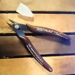 JUSTINAU ミニノーズペンチ　ブラウン　ニッパー　ケーブルカッターのサムネイル