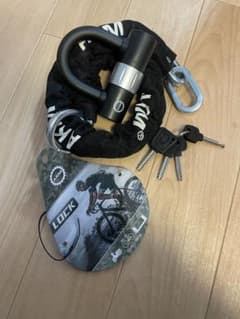 新品　AKM バイクロック　極太　チェーンロックのサムネイル