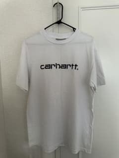 【美品】カーハート WIP 刺繍ロゴ Tシャツ ホワイト Sサイズ 完売品のサムネイル