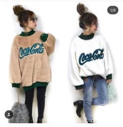 primaras 大人気cocacolaリブ切替ボアファーのサムネイル