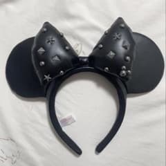 ディズニー　カチューシャ　レザー　スタッズ　ミニーのサムネイル