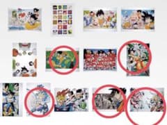 一番くじ DRAGON BALL 40th H賞クリアポスター 5点セットのサムネイル