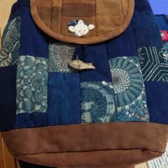 古布藍染め リュックのサムネイル
