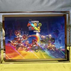 【希少】ザ・スーパーマリオブラザーズ・ムービー ホロ加工ポスター マリオカートのサムネイル