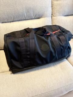 モンクレール 2way logo duffle bag 黒 ボストンバッグ | Mercari