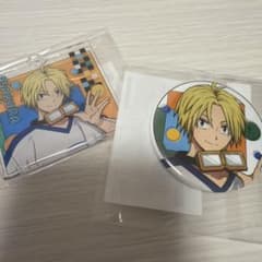 SAKAMOTO DAYS 朝倉シン 缶バッジ アクリルキーホルダー まるくじ