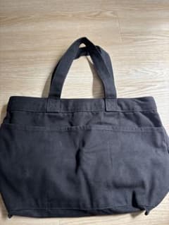 無印良品　帆布　トートバック（ブラック）のサムネイル