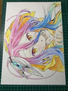 手描きイラスト ノーゲーム・ノーライフ シュヴィのサムネイル