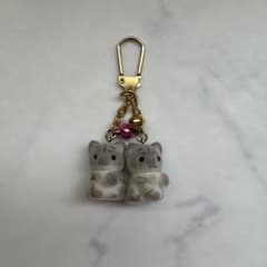 ☆昭和レトロ 猫 フロッキー加工 猫 ネコ フロッキー加工 キーホルダー レトロ レア - メルカリ