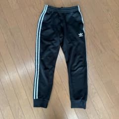 adidas 3本ライン ジャージパンツ XS ブラック